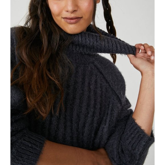 FREE PEOPLE Big City Turtleneck / Sunflower Seed Combo - Picture 8 of 10